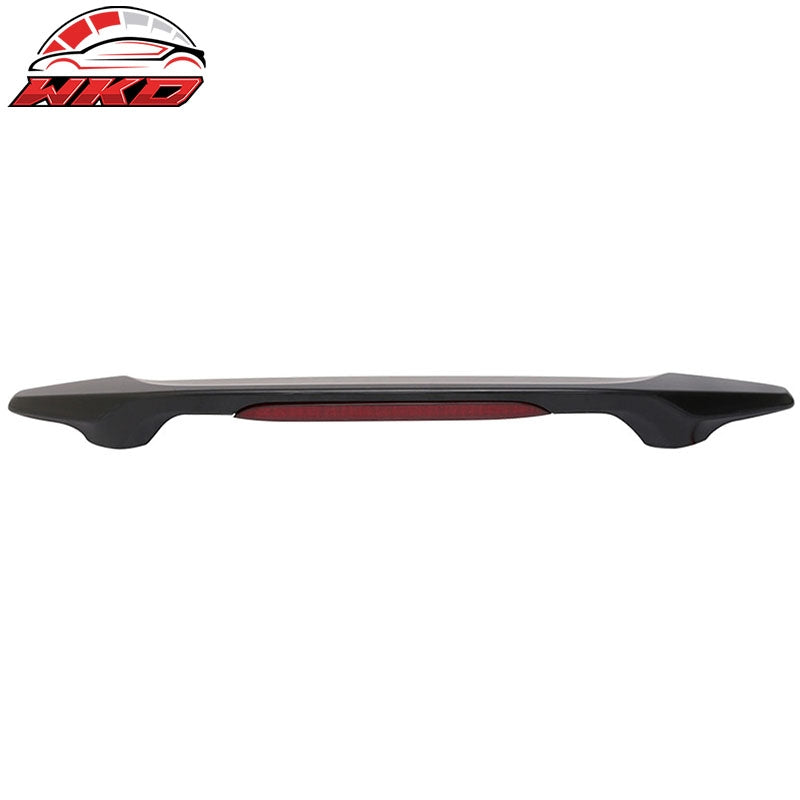 Fits 16-21 Honda Civic Sedan OE Style Trunk Spoiler W/LED Brake Light Unpainted
