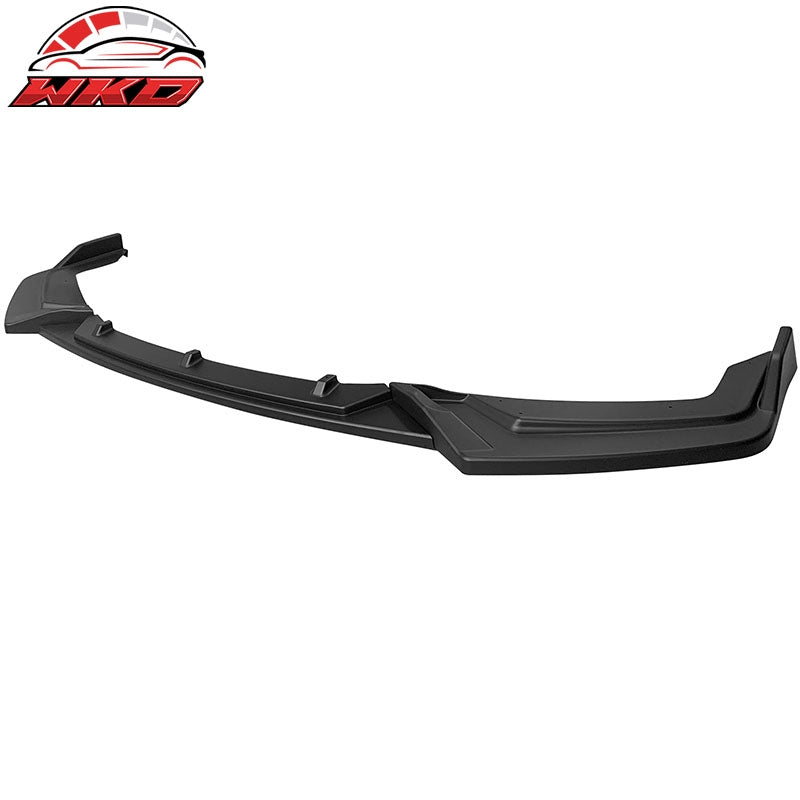 Fits 17-21 Honda Civic Si 5DR Hatchback Matte Black Front Bumper Lip Spoiler 3PC