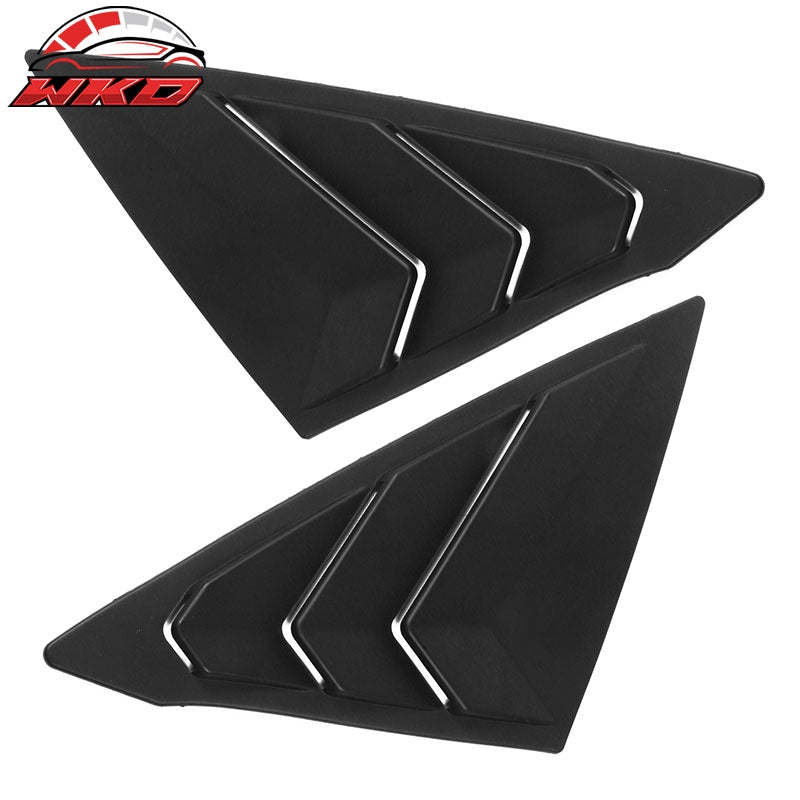 Wholesale 22-26 Honda Civic 11th Gen 4DR Sedan Side Window Louver Vent ABS Matte Black - Wikond Auto