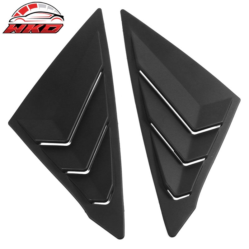 Wholesale 22-26 Honda Civic 11th Gen 4DR Sedan Side Window Louver Vent ABS Matte Black - Wikond Auto