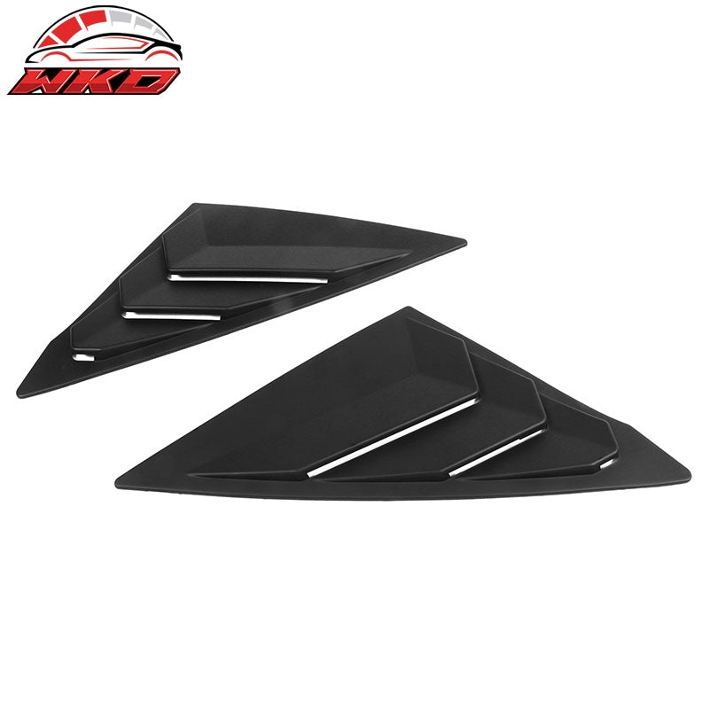Wholesale 22-26 Honda Civic 11th Gen 4DR Sedan Side Window Louver Vent ABS Matte Black - Wikond Auto