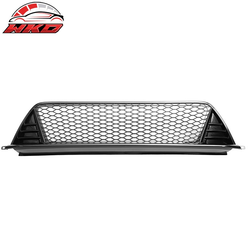 Fits 22-24 Honda Civic Type R Style Front Bumper Lower Grille PP Gloss Black