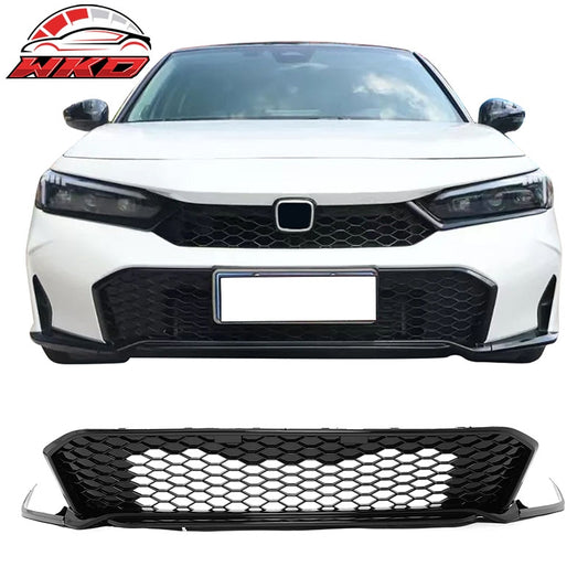 Wholesale 25-26 Honda Civic Type R Style Front Bumper Lower Grille ABS Gloss Black - Wikond Auto