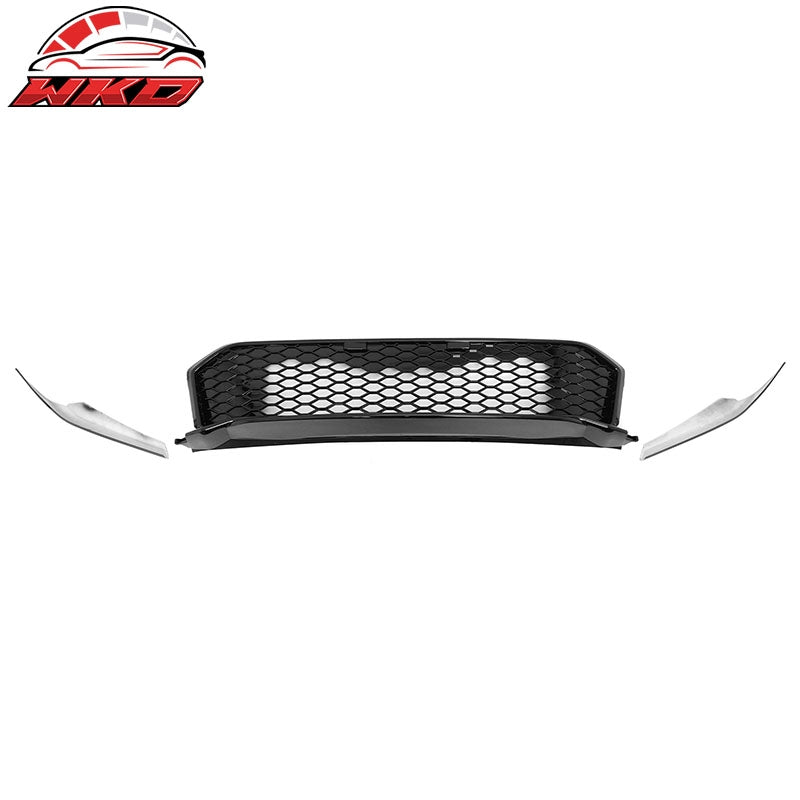 Fits 25-26 Honda Civic Type R Style Front Bumper Upper Lower Grilles Gloss Black