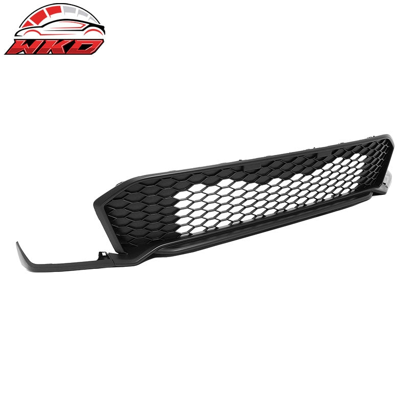 Fits 25-26 Honda Civic Type R Style Front Bumper Upper Lower Grilles Matte Black