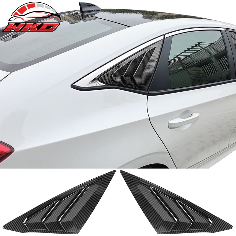 Wholesale 22-26 Honda Civic Side Window Louver ABS Carbon Fiber Print