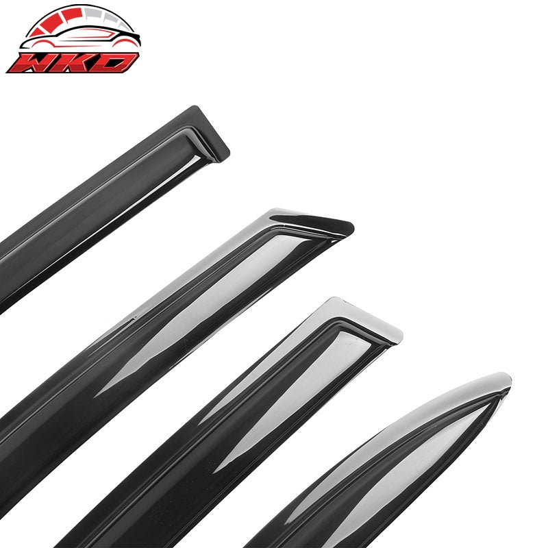 Fits 06-11 Honda Civic Sedan Acrylic Window Visor Sun Rain Guard Deflector 4PC