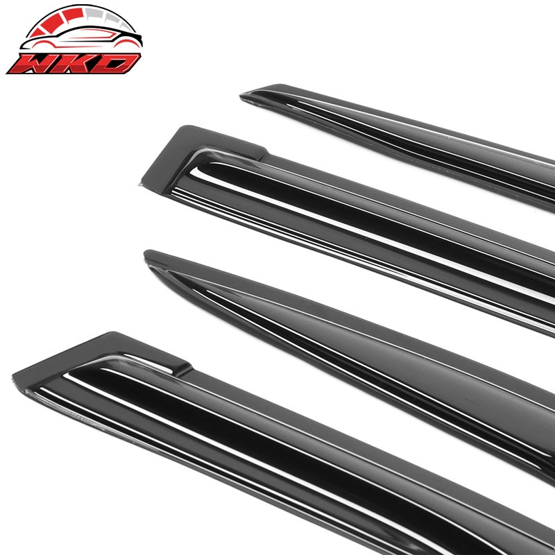 Fits 12-15 Honda Civic Sedan Mugen Style Window Visors Acrylic Rain Guards 4Pcs