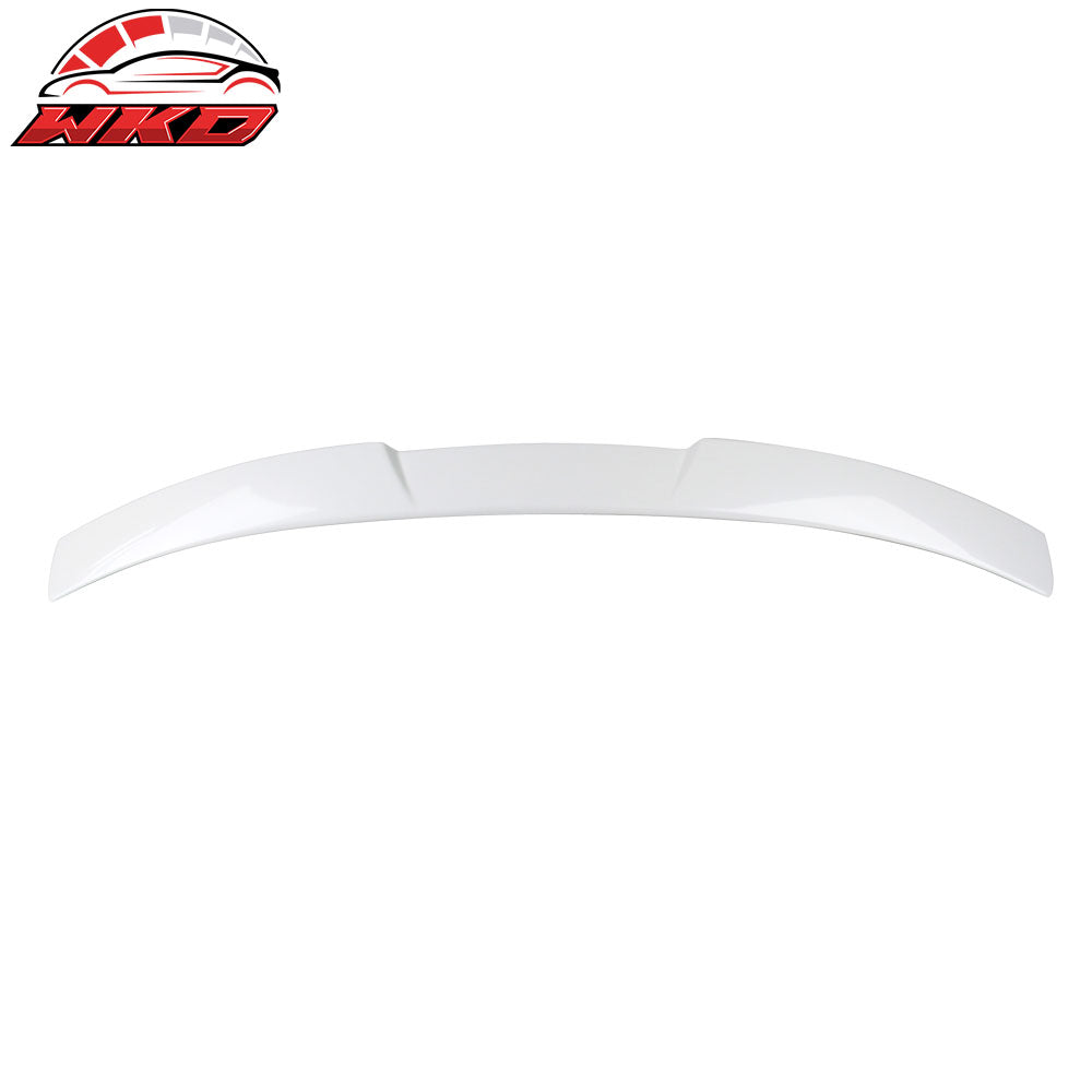 Fits 16-21 Honda Civic 10th Gen Sedan V Style Roof Spoiler Painted #NH788P White