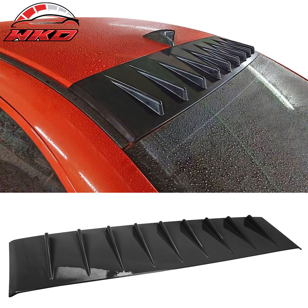 Fits 06-11 Honda Civic 8th Gen Sedan Shark Fin Roof Spoiler #NH547 Berlina Black