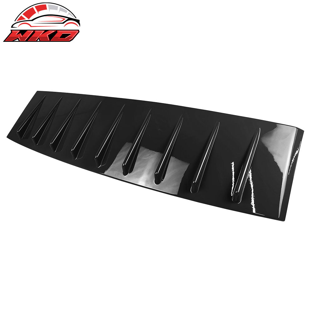 Fits 06-11 Honda Civic 8th Gen Sedan Shark Fin Roof Spoiler #NH547 Berlina Black