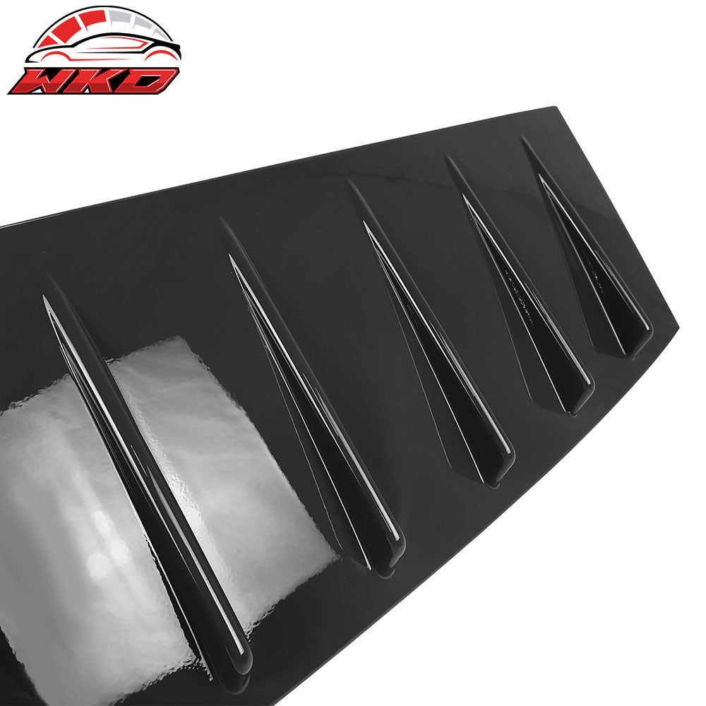 Fits 06-11 Honda Civic 8th Gen Sedan Shark Fin Roof Spoiler #NH547 Berlina Black