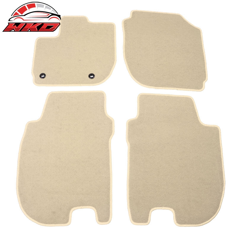 Wholesale 15-20 Honda Fit 4DR Floor Mats Liner Front Rear Nylon Beige Carpets 4PCS