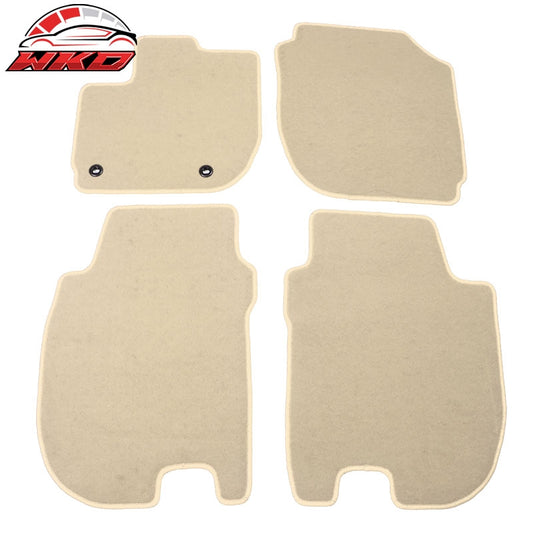 Wholesale 15-20 Honda Fit 4DR Floor Mats Liner Front Rear Nylon Beige Carpets 4PCS