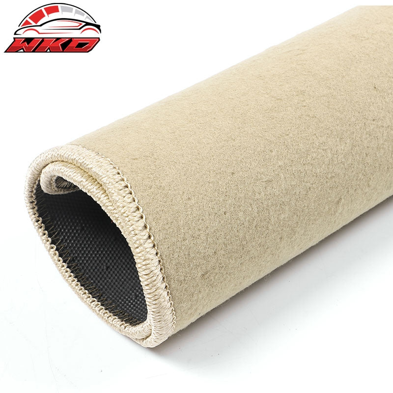 Fits 15-20 Honda Fit 4DR Floor Mats Liner Front Rear Nylon Beige Carpets 4PCS