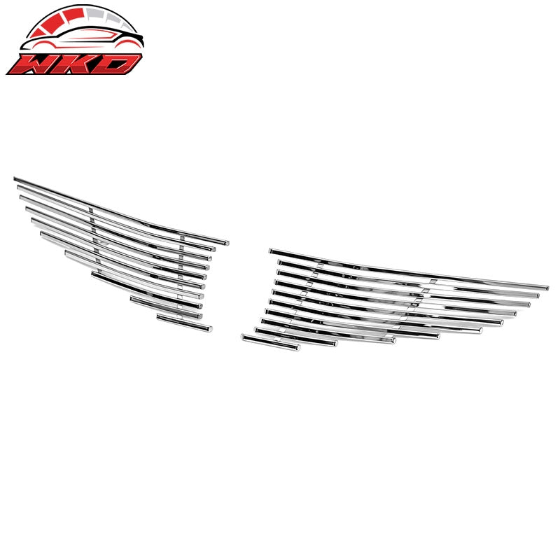 For 09-11 Honda Fit Chrome Billet Style Front Grille Stainless Steel Replacement