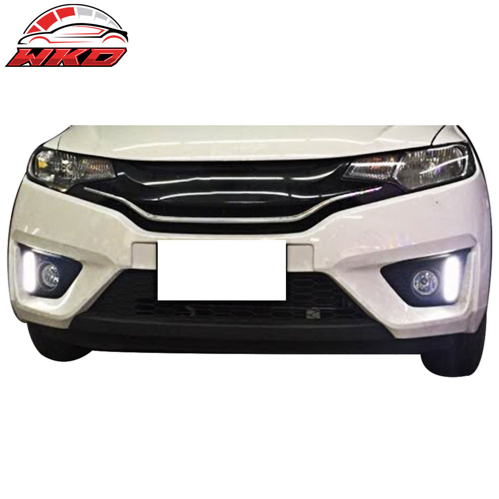 Fits 15-16 Honda Fit Jazz GK5 LED Daytime Running Light US Model DRL Fog Lamp
