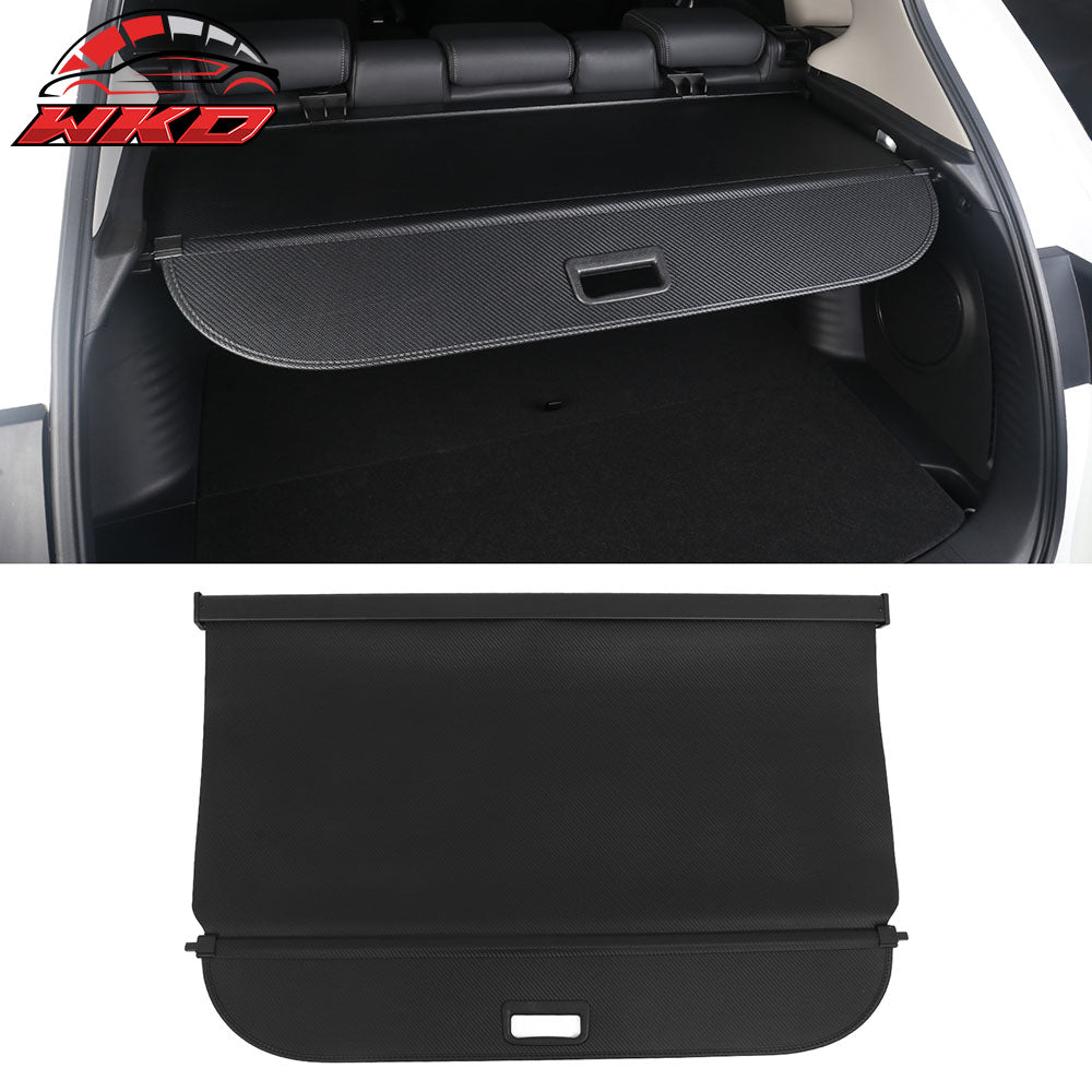Fits 23-26 Honda HR-V HRV Retractable Rear Trunk Cargo Cover Carbon Fiber Print
