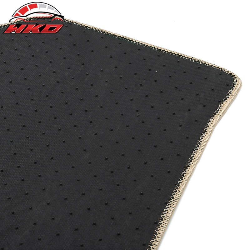Fits 19-22 Honda Insight 4PCS Car Front Rear Floor Mats Liner Carpet Nylon Beige