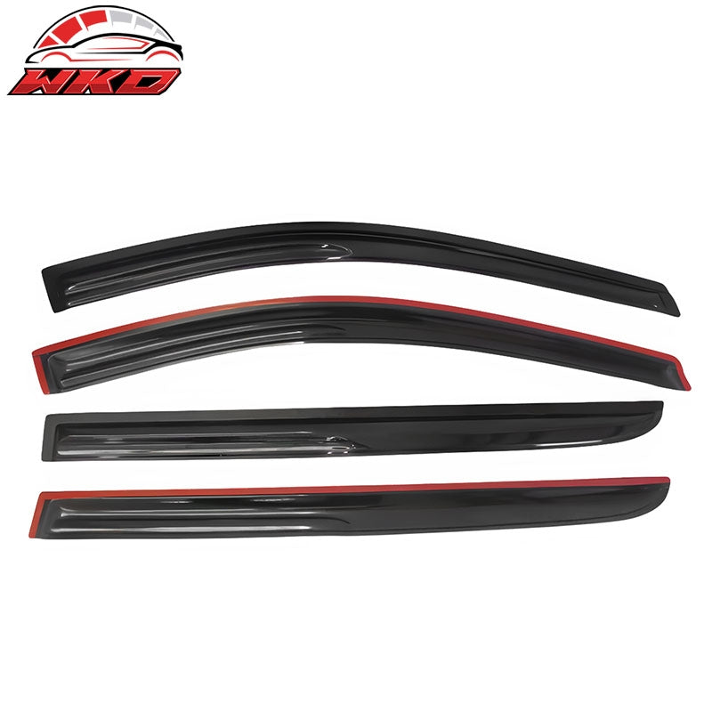 Fits 05-10 Honda Odyssey Mugen Window Visors Sun Rain Guard Vent Acrylic 4PCS