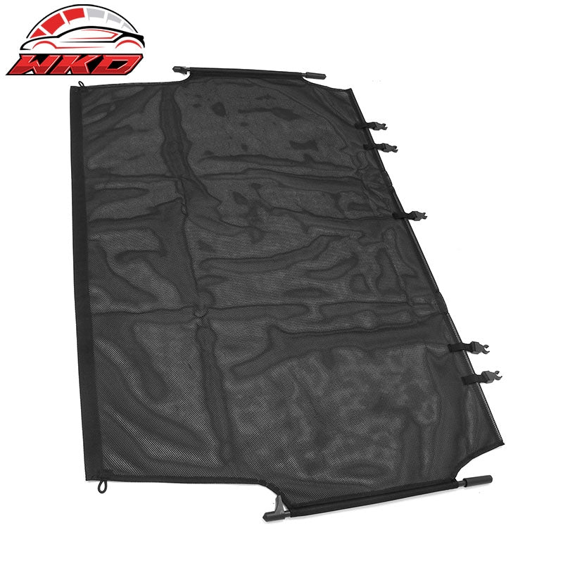 Fits 2026 Honda Passport Nylon Mesh Retractable Trunk Cargo Cover Shade Black