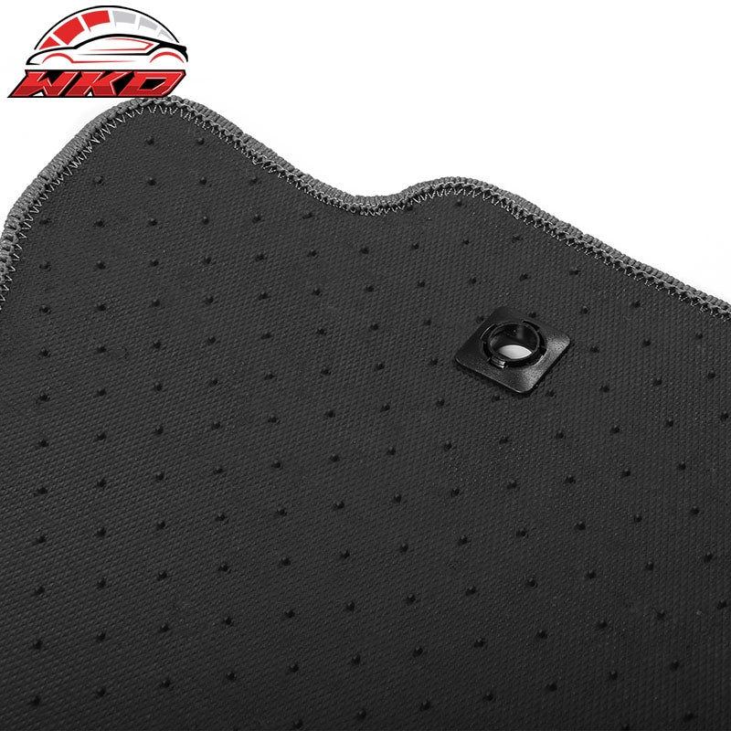 Fits 16-22 Honda Pilot Nylon Car Auto Floor Mats Liner Gray Front Rear Carpets