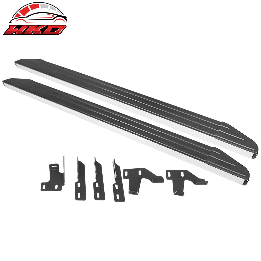 Fits 09-15 Honda Pilot V2 Style Running Boards Aluminum Side Step Bar Pair