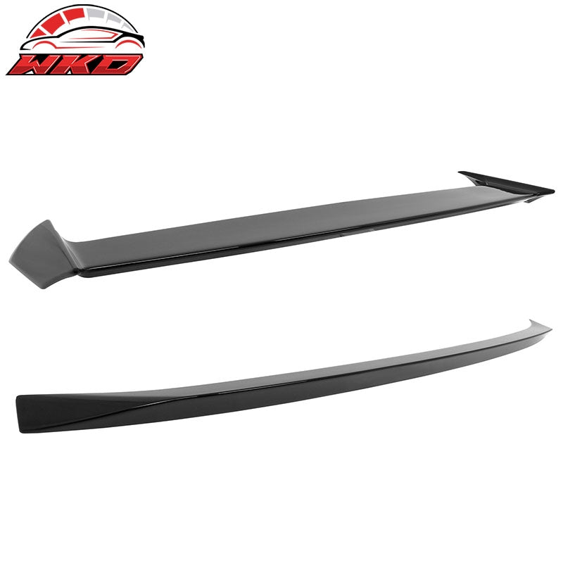 Fits 24-26 Honda Prologue IKON Rear Middle Wing+ Roof Spoiler Gloss Black ABS
