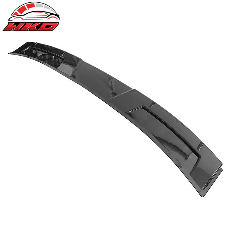 Fits 23-26 Honda Accord 11th Gen IKON Style Rear Roof Spoiler ABS Gloss Black