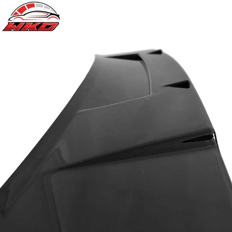 Fits 23-26 Honda Accord 11th Gen IKON Style Rear Roof Spoiler ABS Gloss Black