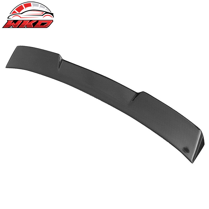 Fits 22-26 Honda Civic Sedan 4Dr IKON Style Carbon Fiber Print Rear Roof Spoiler