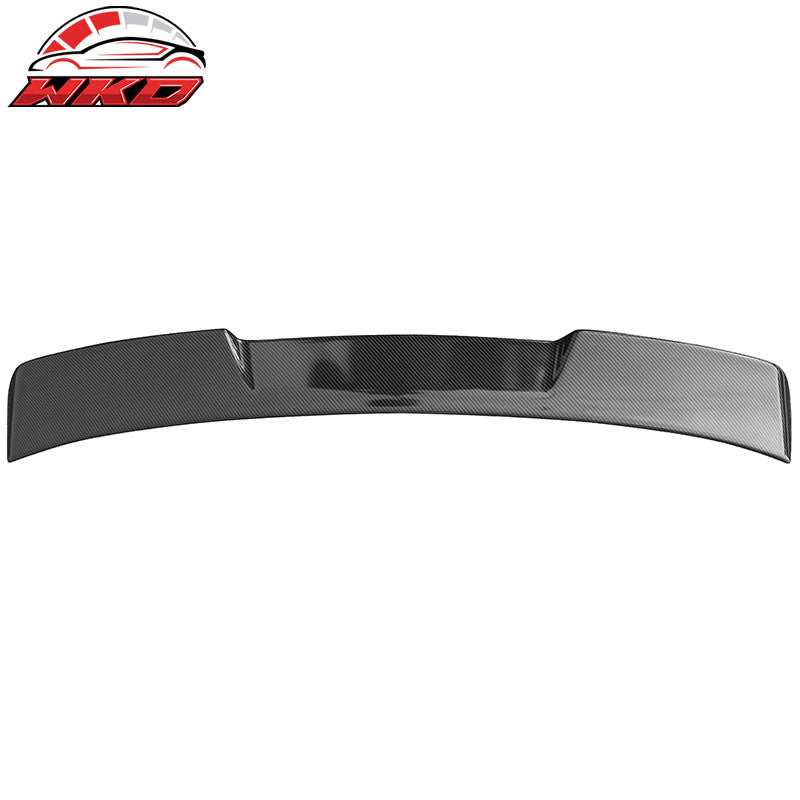 Fits 22-26 Honda Civic Sedan 4Dr IKON Style Carbon Fiber Print Rear Roof Spoiler