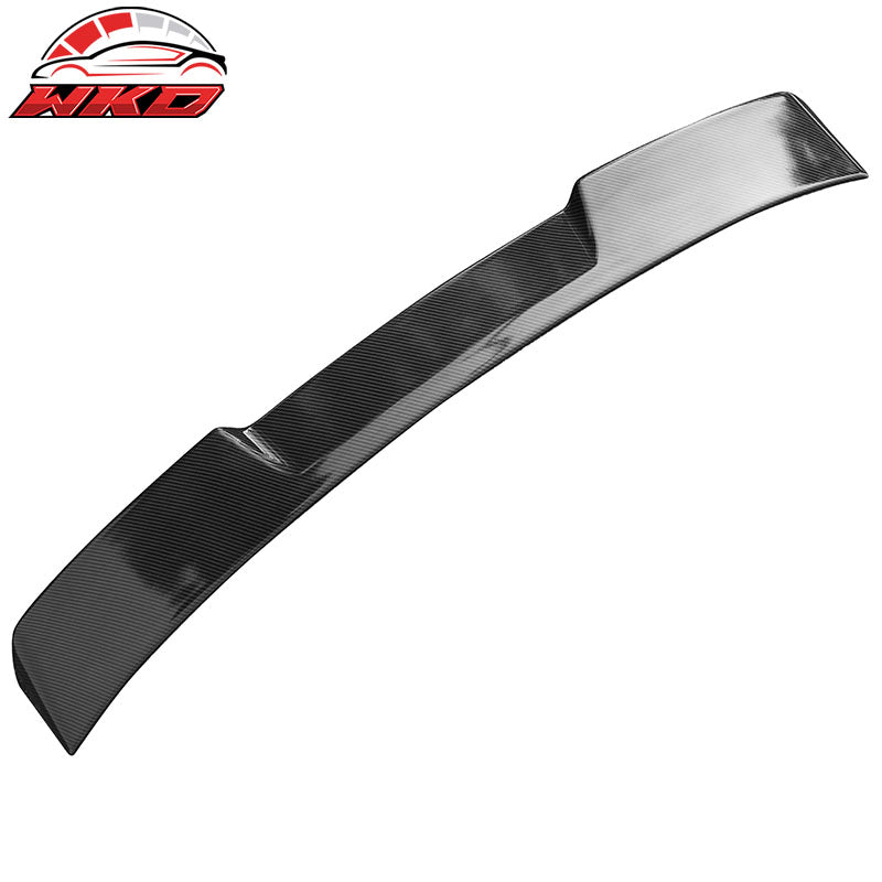Fits 22-26 Honda Civic Sedan 4Dr IKON Style Carbon Fiber Print Rear Roof Spoiler