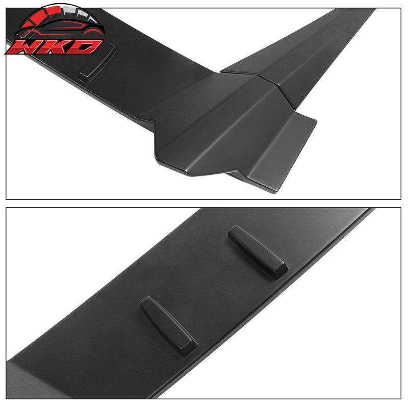 Fits 22-26 Honda Civic 11th Gen Sedan Type R TR Matte Black Rear Roof Spoiler