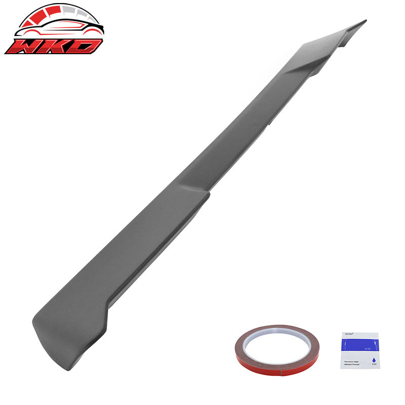 Fits 22-26 Honda Civic Hatchback IKON Style Rear Roof Spoiler ABS Matte Black