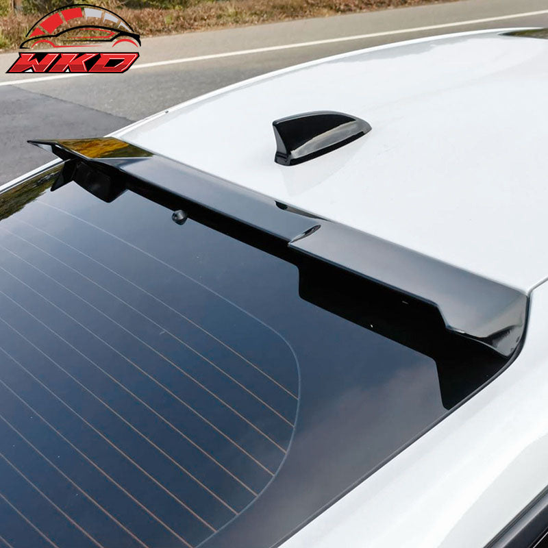 Fits 22-26 Honda Civic Hatchback IKON Style Rear Roof Spoiler ABS Gloss Black