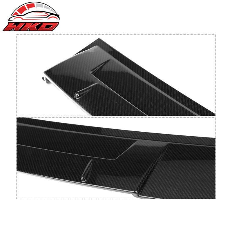 Fits 18-22 Honda Accord Ikon Style Rear Roof Spoiler Wing Carbon Fiber Print ABS