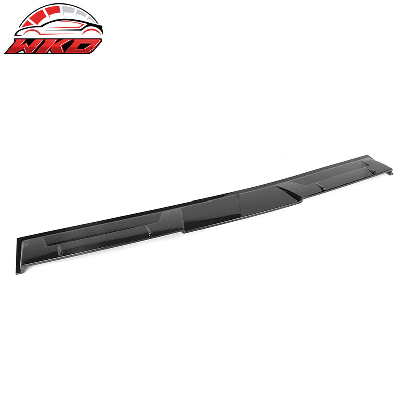 Fits 18-22 Honda Accord Ikon Style Rear Roof Spoiler Wing Carbon Fiber Print ABS