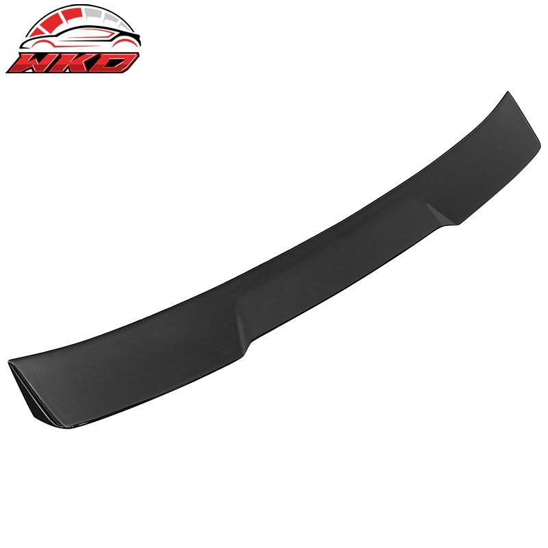 Fits 22-26 Honda Civic Sedan 4Dr IKON Style Matte Black Rear Roof Spoiler Wing