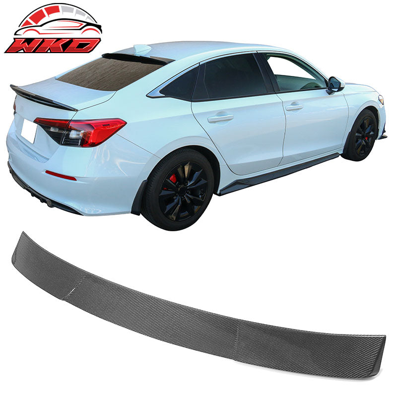 Wholesale 22-26 Honda Civic Sedan IKON Style Carbon Fiber CF Rear Roof Spoiler Wing