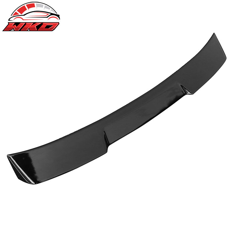 Fits 22-26 Honda Civic Sedan 4Dr IKON Style Gloss Black Rear Roof Spoiler Wing