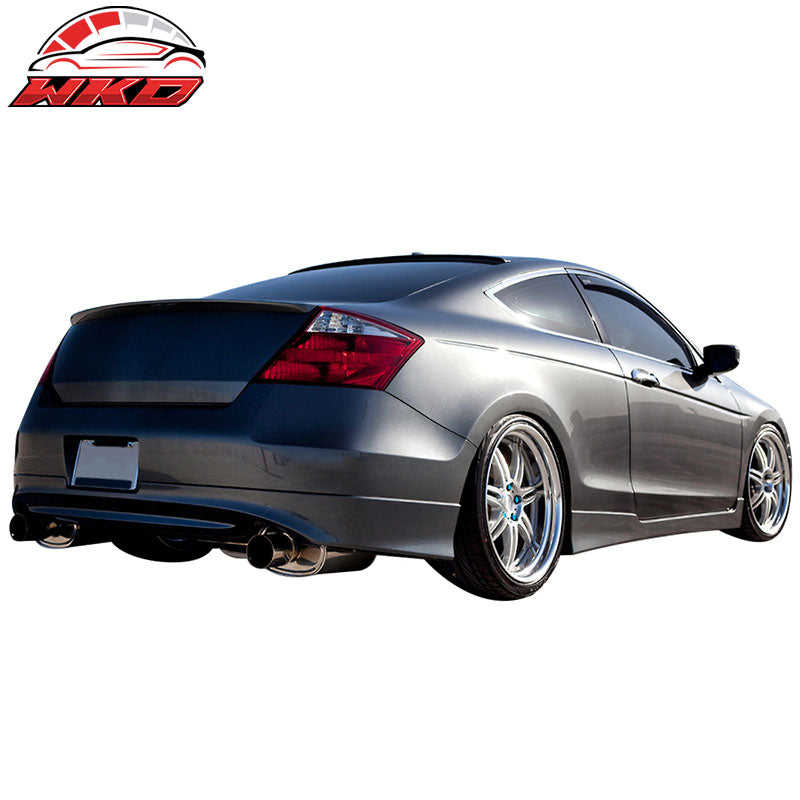 Fits 08-12 Honda Accord 2Dr Coupe OE Style Rear Trunk Spoiler Wing Unpainted ABS