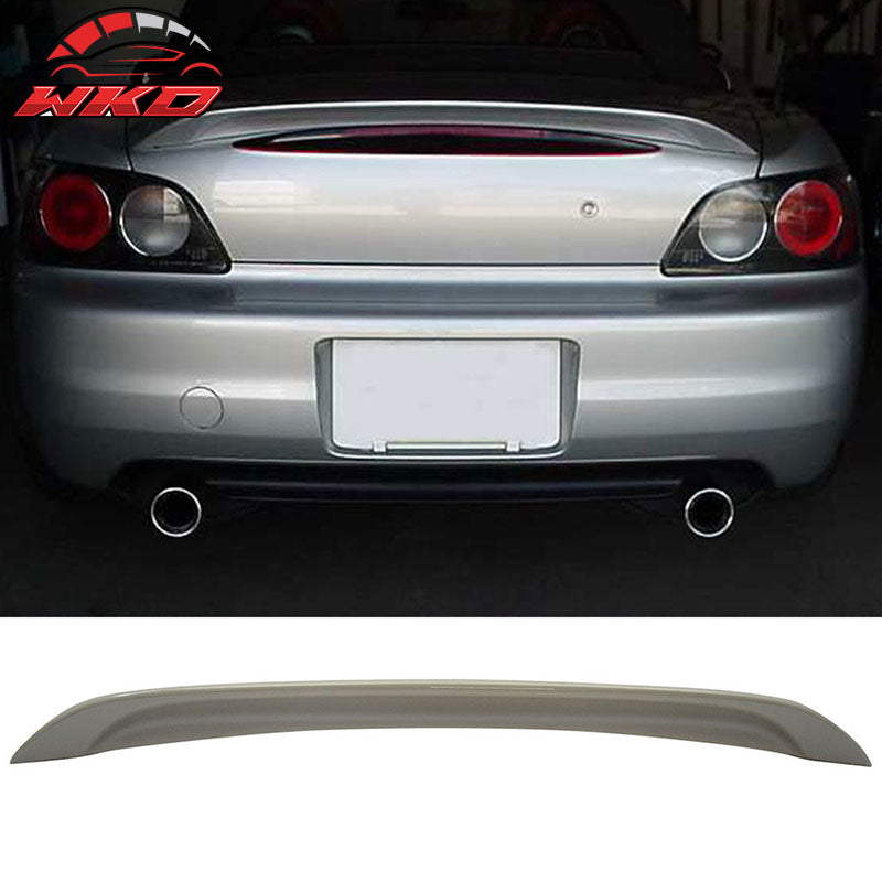 Fits 00-09 Honda S2000 AP1 AP2 OE Style Rear Trunk Spoiler Wing Unpainted Black