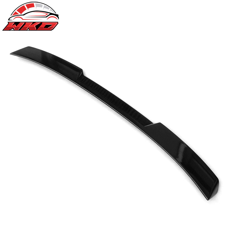 Fits 23-26 Honda Accord Rear Window Roof Spoiler Carbon Fiber Print Visor ABS