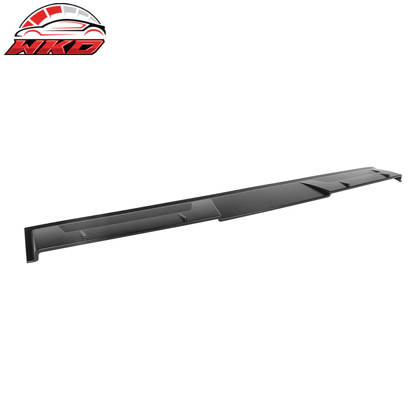 Fits 18-22 Honda Accord Rear Window Roof Spoiler Wing Matte Black Ikon Style ABS