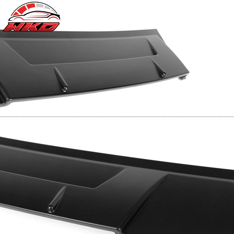 Fits 18-22 Honda Accord Rear Window Roof Spoiler Wing Matte Black Ikon Style ABS