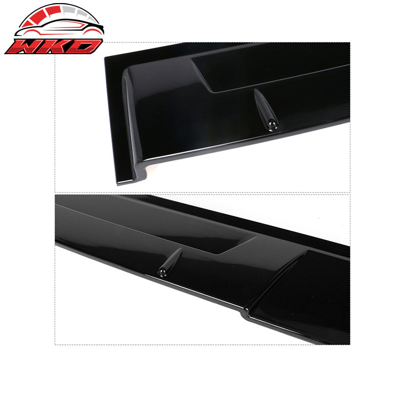 Fits 18-22 Honda Accord Ikon Style Rear Window Roof Spoiler Wing Gloss Black ABS