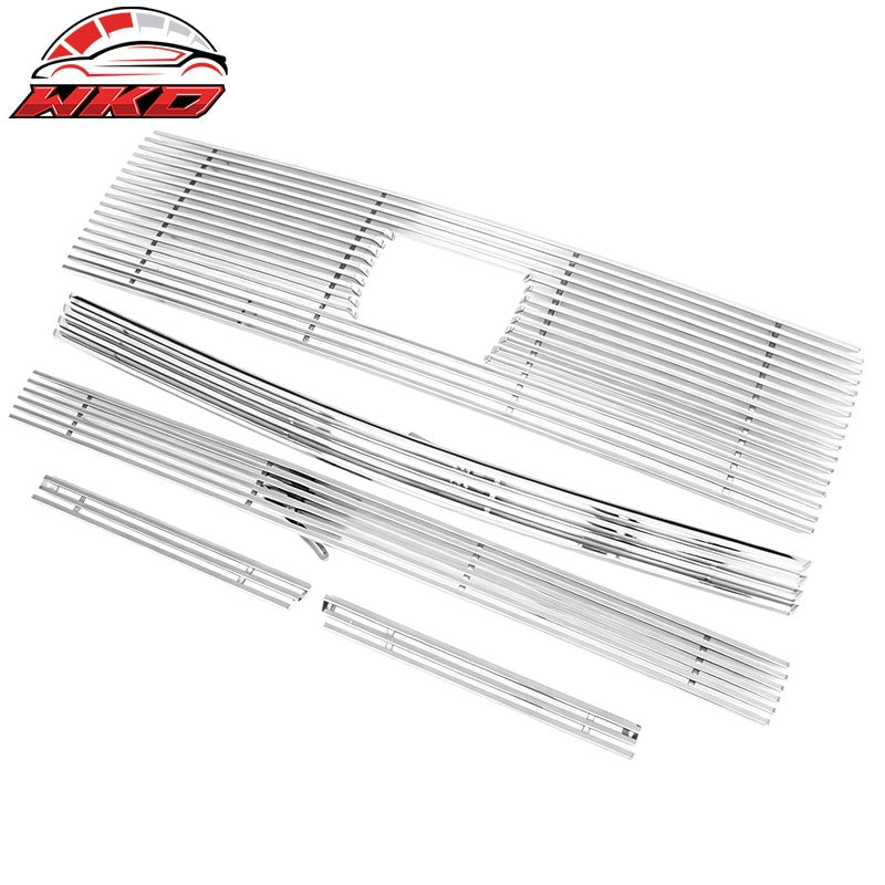 Fits 2006-2008 Honda Ridgeline Chrome Billet Style Front Grille Stainless Steel