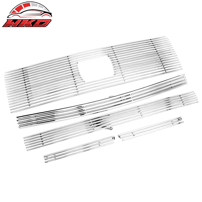 Fits 2006-2008 Honda Ridgeline Chrome Billet Style Front Grille Stainless Steel
