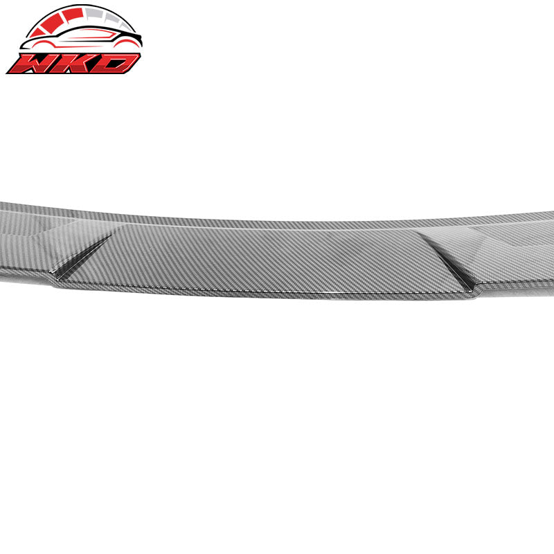 Fits 23-26 Honda Accord 11th Gen IKON Style Roof Spoiler ABS Carbon Fiber Print
